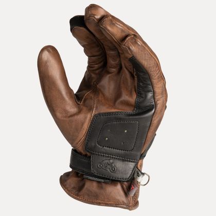 Gants Helstons BORA HIVER CUIR - Marron