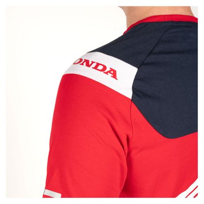 T-Shirt manches courtes Honda Motoblouz SR RACING - Rouge / Bleu