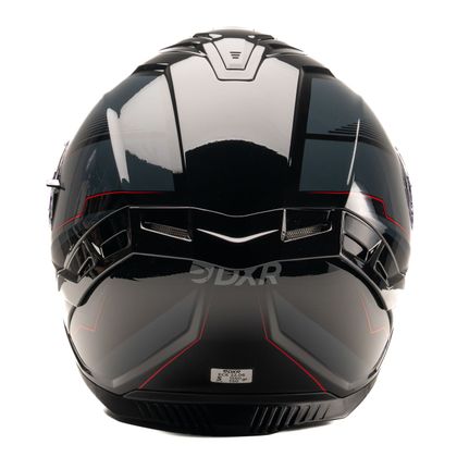 DXR HYPERION TECH Integraalhelm - Grijs / Rood