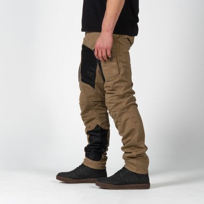 DXR NAZAIRE AIR Motorcycle Trousers - Beige
