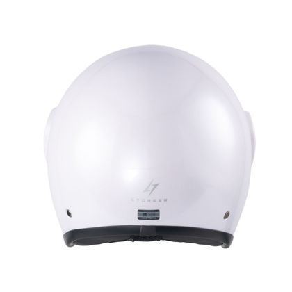 Cască jet Stormer SUN 2.0 SOLID - Alb