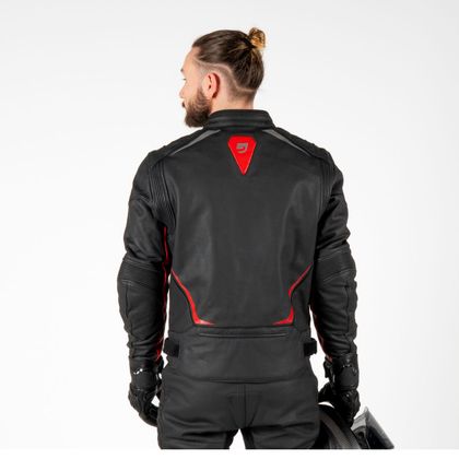 DXR ALONSO EVO Motorradjacke - Schwarz / Rot