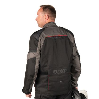 Veste Moto DXR ROADTRIP - Noir / Rouge