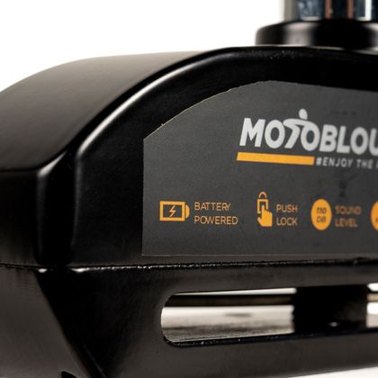 Antivol Motoblouz blocare disc alarmă - Negru