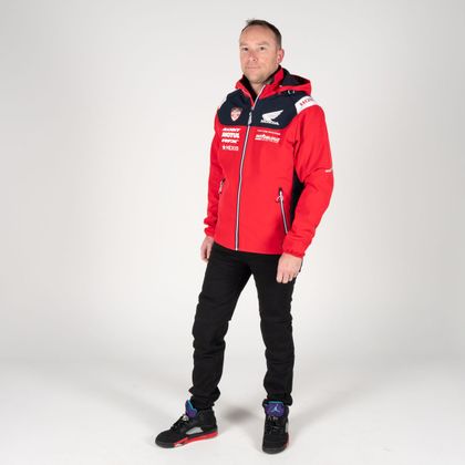 Softshell Honda Motoblouz SR RACING - Rouge / Bleu