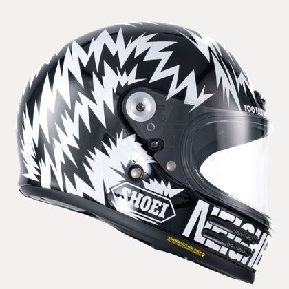 Casque intégral Shoei GLAMSTER 06 - NEIGHBORHOOD x DEATH SPRAY CUSTOM - Noir / Blanc