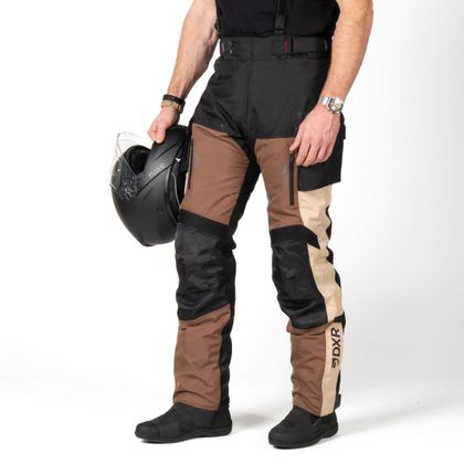 Pantalon Moto DXR ROADTRIP PANT - Noir / Beige