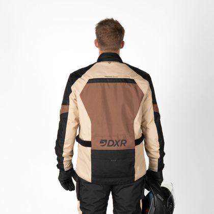 DXR ROADTRIP Motorweste - Schwarz / Beige