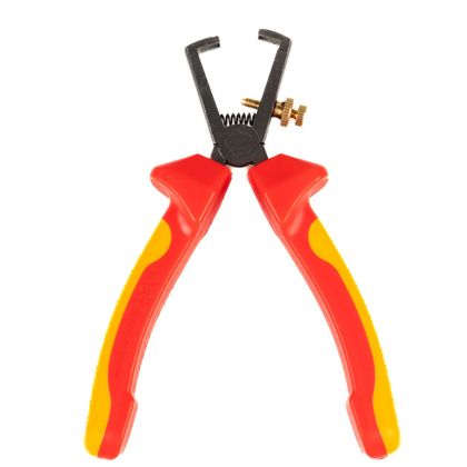 Pince à denuder Motoblouz isolée VDE 160mm Universel - Rouge / Jaune Ref : MB0462 / MB0462C23412 