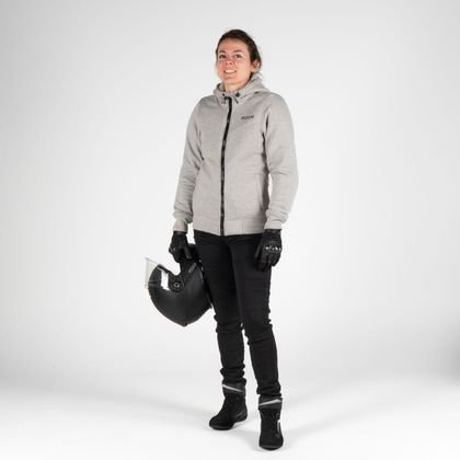 DXR FLEEZ LADY Motor sweater - Grijs