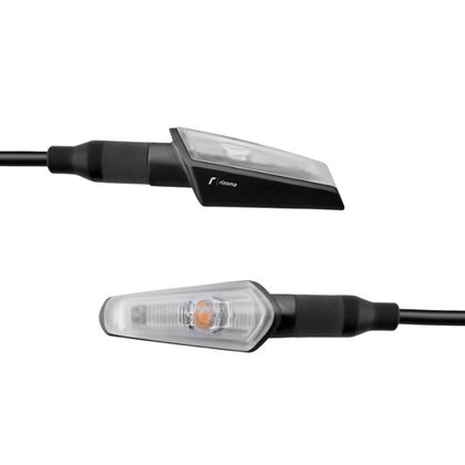 Clignotant Rizoma ACTION - 1 fonction (la paire) Universel - Noir Ref : RZ1102 / TS028B 