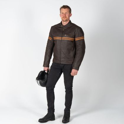 DXR LEGEND Motorbike Jacket - Brown