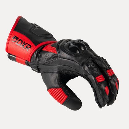 Gants DXR BORGATTI - Noir / Rouge
