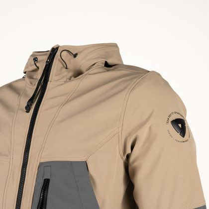 Blouson Moto Rev it BOSON - Beige / Gris