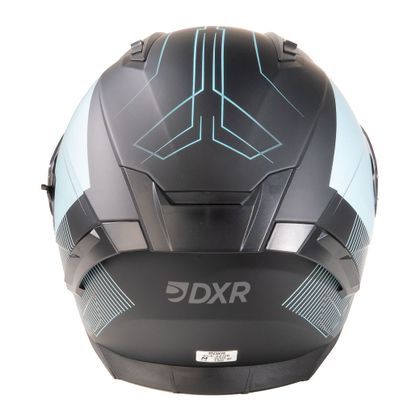 DXR EROS NEOXYS Volgelaatshelm - Zwart / Blauw