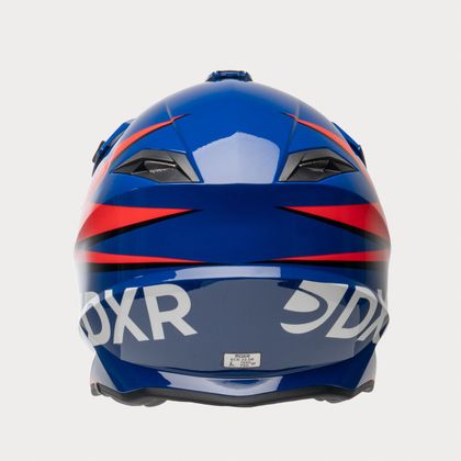 Casque cross DXR ARGESS SCRUB 2026 - Rouge / Bleu