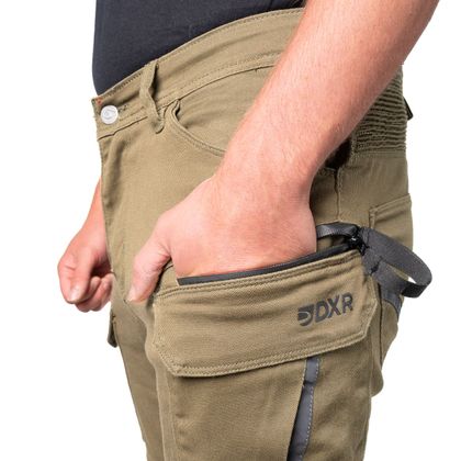 DXR WAYNE Motorbike Trousers - Green