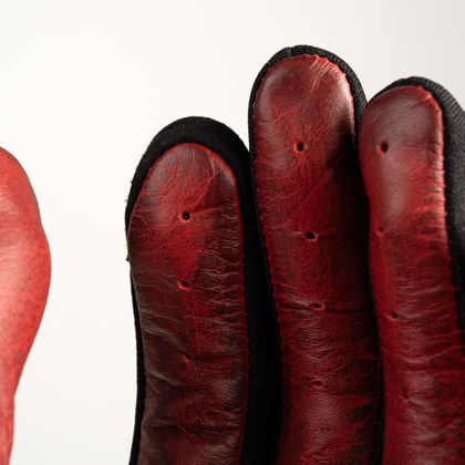 Gants Helstons HOLY GIRL - Rouge / Noir