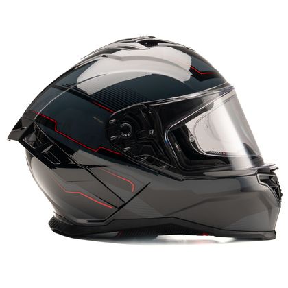 DXR HYPERION TECH Integraalhelm - Grijs / Rood