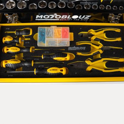 Motoblouz UNIVERSAL EQUIPPED Toolbox - Black