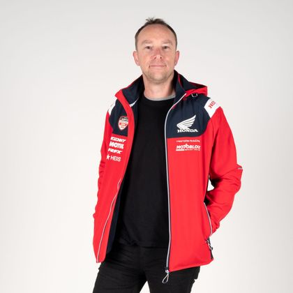Softshell Honda Motoblouz SR RACING - Rouge / Bleu