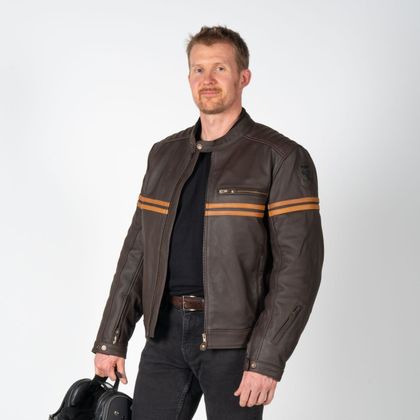 DXR LEGEND Motorbike Jacket - Brown
