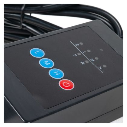 Couverture chauffante KOOROOM HEATGRIP AV+AR BOITIER+APPLICATION Universel - Noir