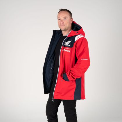 Parka Honda Motoblouz SR RACING - Rouge / Bleu