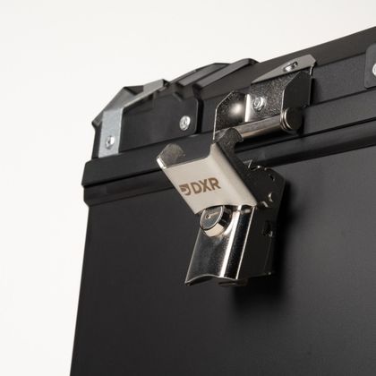 Top case DXR LANE 45L ABS S PLATINOU - Černá
