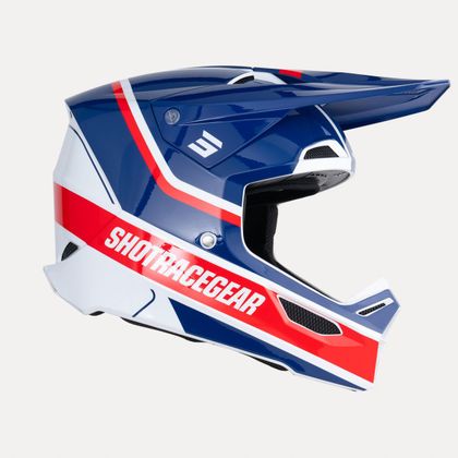 Shot RACE - SKY 2025 Crosshelm - Blauw / Rood
