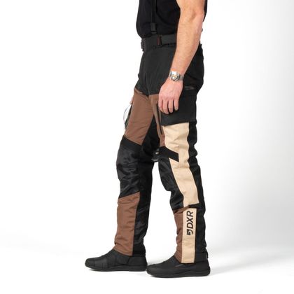 Pantalon Moto DXR ROADTRIP PANT - Noir / Beige