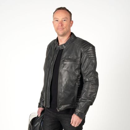 Blouson Moto DXR RUFF II - Noir