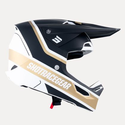 Shot RACE - SKY 2025 Crosshelm - Zwart / Geel