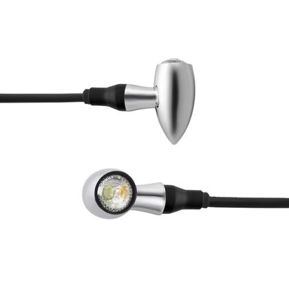 Rizoma CLUB L - 2 functions (pair) Universal Direction indicator - Grey Ref : RZ1115 
