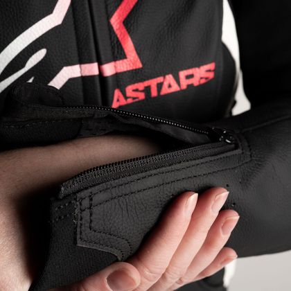 Blouson Moto Alpinestars STELLA GP PLUS V4 - Noir / Rose