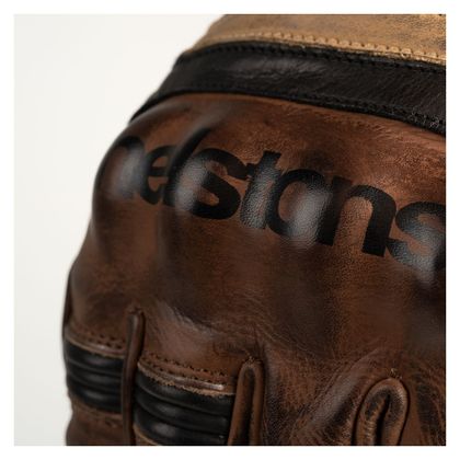 Gants Helstons BORA HIVER CUIR - Marron