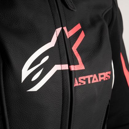 Blouson Moto Alpinestars STELLA GP PLUS V4 - Noir / Rose