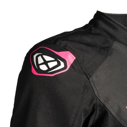Blusão de Moto Ixon PRODIGY LADY - Preto / Rosa