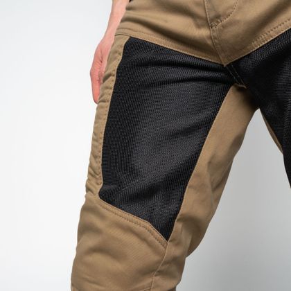 DXR NAZAIRE AIR Motorcycle Trousers - Beige