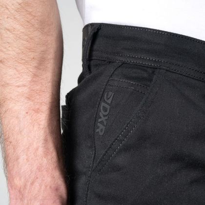 DXR CHINO EVO Motorbike Trousers - Black