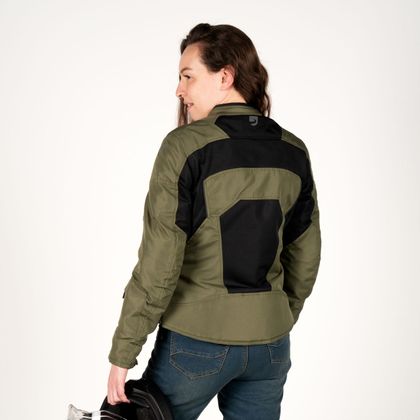 DXR STROKE AIR 3 IN 1 LADY Motorjas - Groen / Zwart
