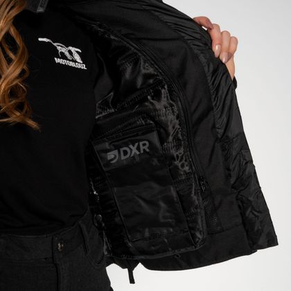 DXR JULIA Motorradjacke - Schwarz