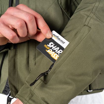 DXR D-JACKET Motorjas - Groen