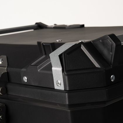 Top case DXR LANE 45L ABS S PLATINOU - Černá