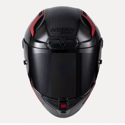 Casque intégral Nolan X-804 RS - ULTRA CARBON - IRIDO DARK - Noir / Rouge