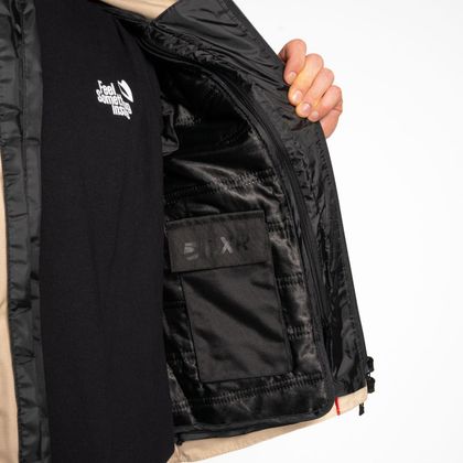 Blouson Moto DXR R'STROKE - Jaune / Beige