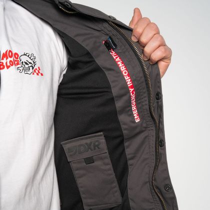 Blouson Moto DXR NAZAIRE - Gris