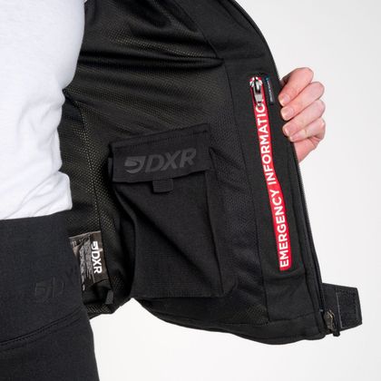 DXR AGILE DAME Motorvest - Zwart