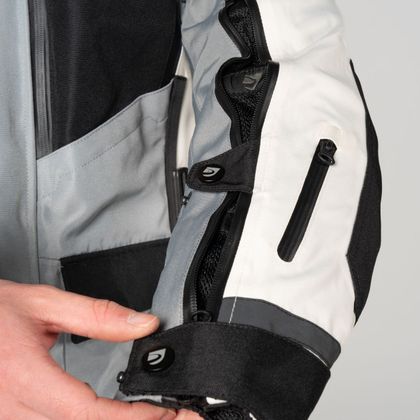 Veste Moto DXR CAIRO - Gris / Beige