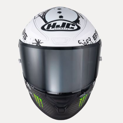 Casque intégral HJC RPHA 1 V2 - SNOW DIABLO - Gris / Blanc